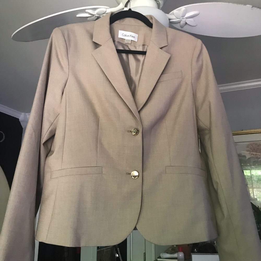 Calvin Klein Tan Blazer